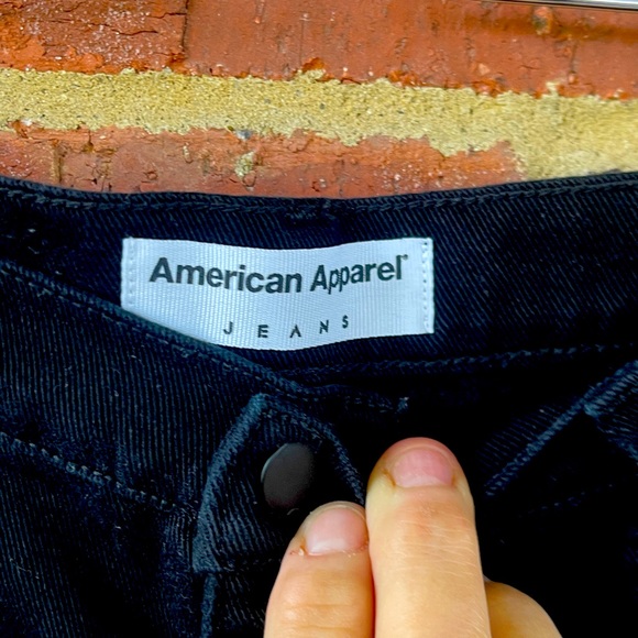 American Apparel fringe black shorts Size 10 like new - Picture 7 of 9